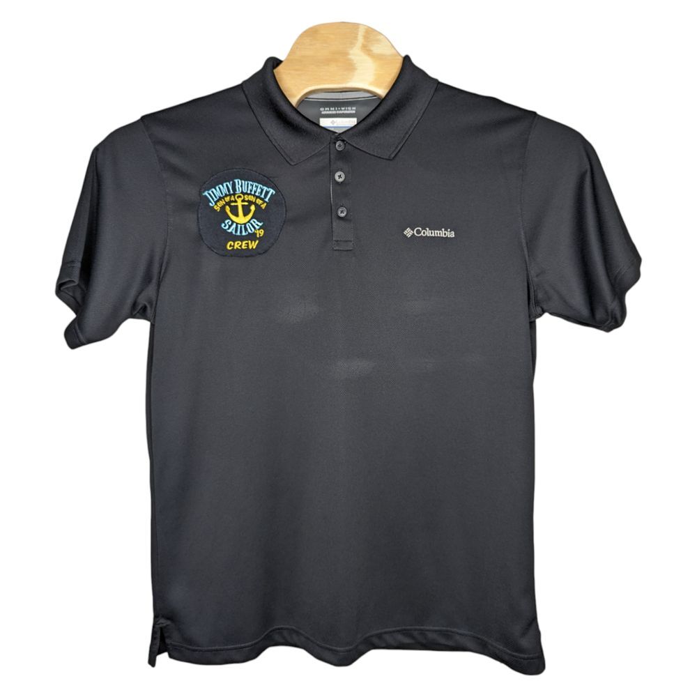 Jimmy Buffett Son Of A Sailor Polo Large Columbia Crew Shirt‎ 2019 Omni Wick